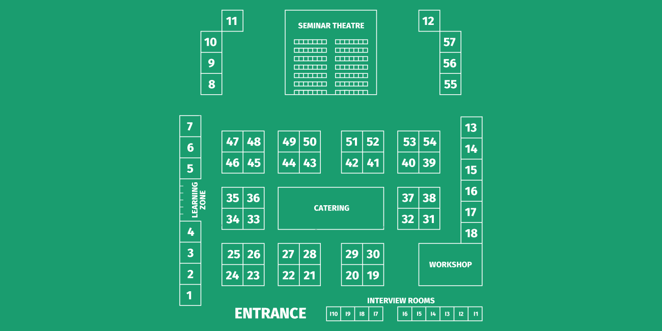 Nursing careers and jobs fair Birmingham floorplan